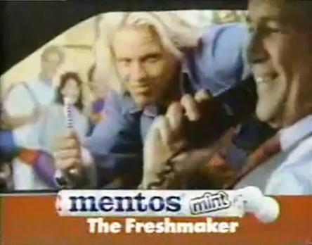 mentos television commercial is memorable