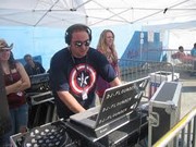 Bryan Flounder Schlossberg DJing an event